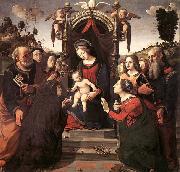 Piero di Cosimo Mystical Marriage of St Catherine of Alexandria Germany oil painting artist